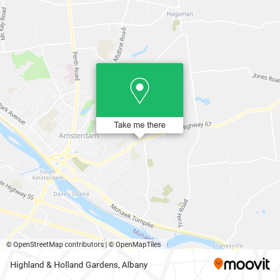 Highland & Holland Gardens map