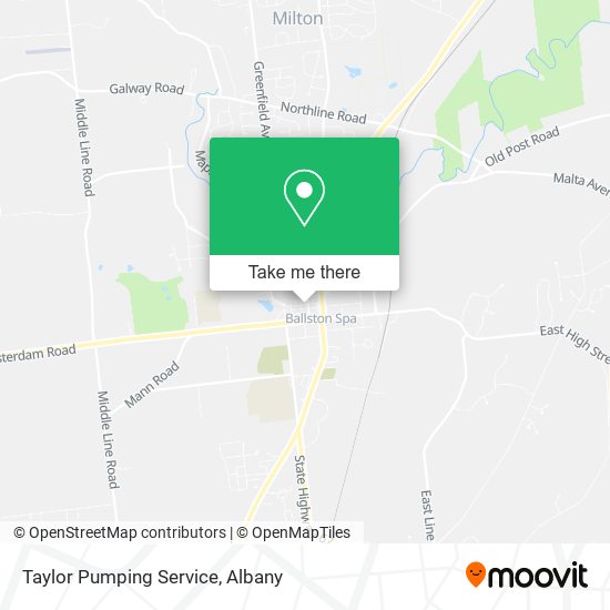 Taylor Pumping Service map