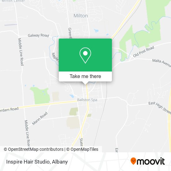 Inspire Hair Studio map