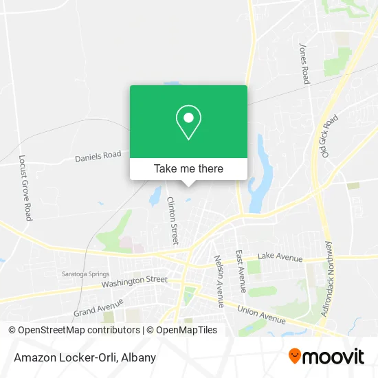 Amazon Locker-Orli map