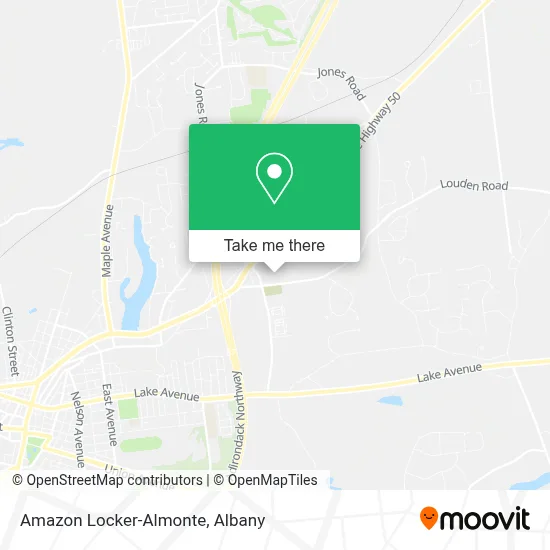 Amazon Locker-Almonte map
