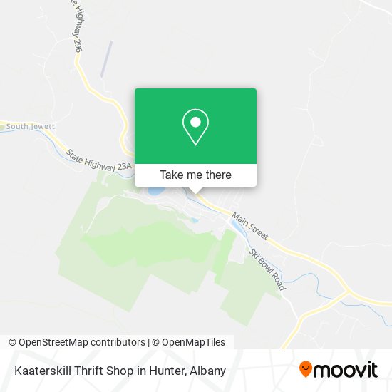 Mapa de Kaaterskill Thrift Shop in Hunter