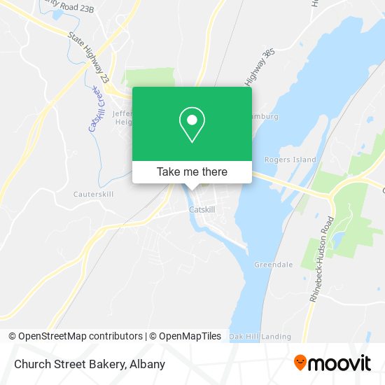 Church Street Bakery map