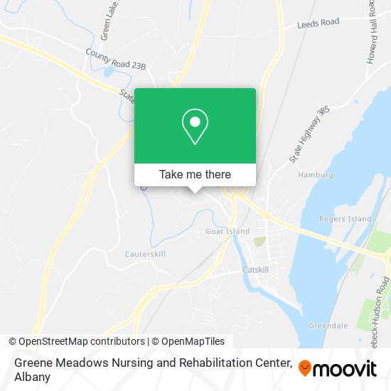 Mapa de Greene Meadows Nursing and Rehabilitation Center