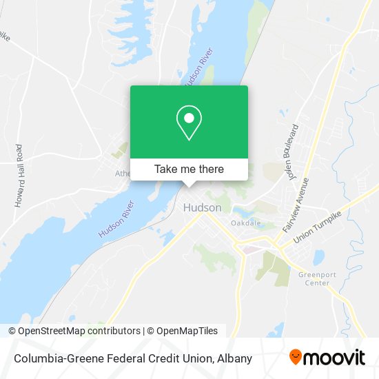 Mapa de Columbia-Greene Federal Credit Union