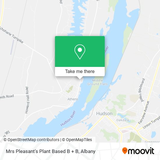 Mapa de Mrs Pleasant's Plant Based B + B