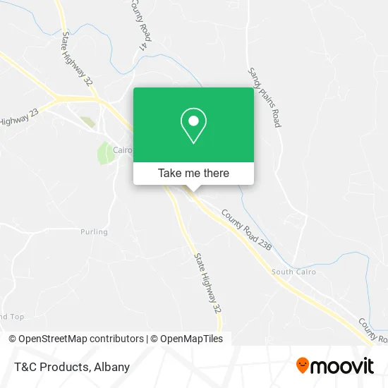 T&C Products map