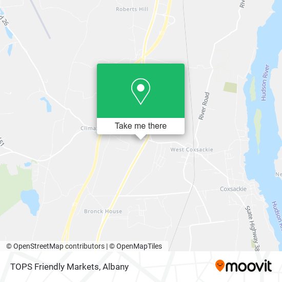TOPS Friendly Markets map