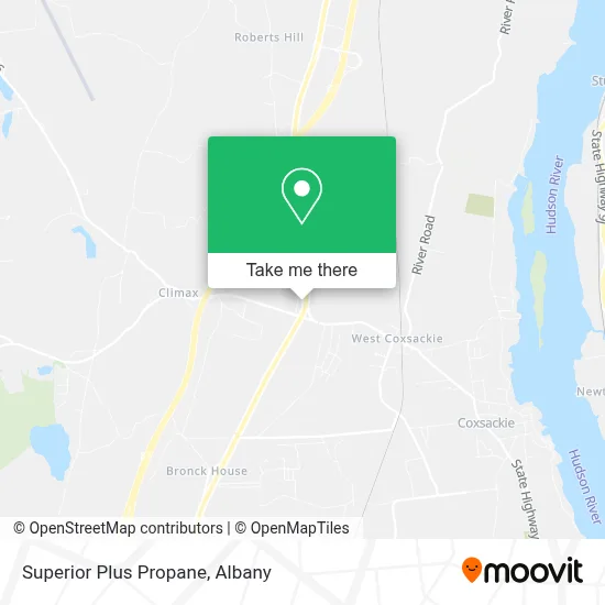 Superior Plus Propane map