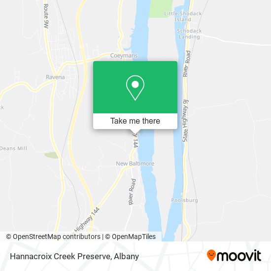 Hannacroix Creek Preserve map