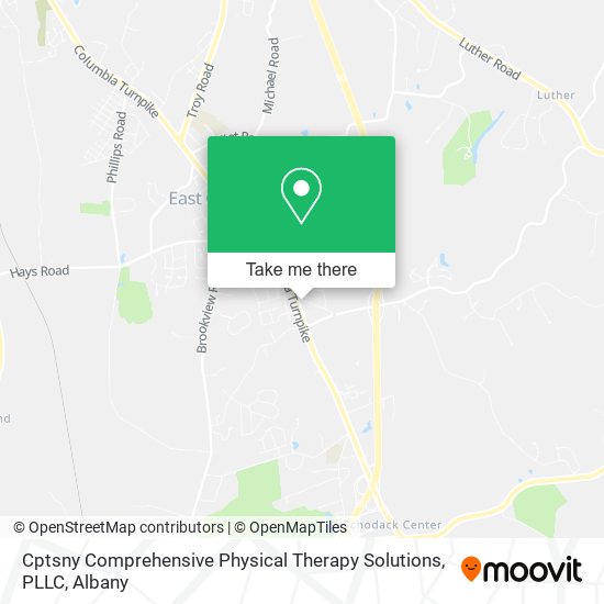 Cptsny Comprehensive Physical Therapy Solutions, PLLC map