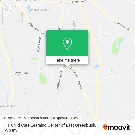 TT Child Care Learning Center of East Greenbush map