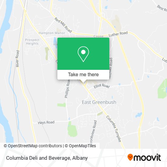 Mapa de Columbia Deli and Beverage