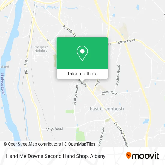 Hand Me Downs Second Hand Shop map