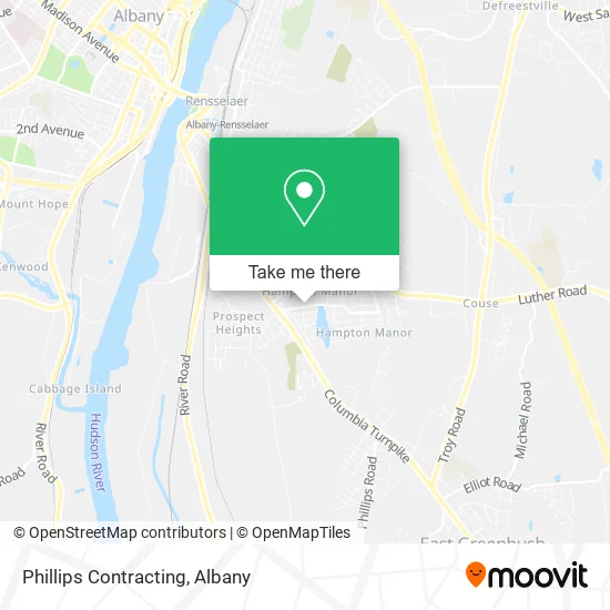 Mapa de Phillips Contracting