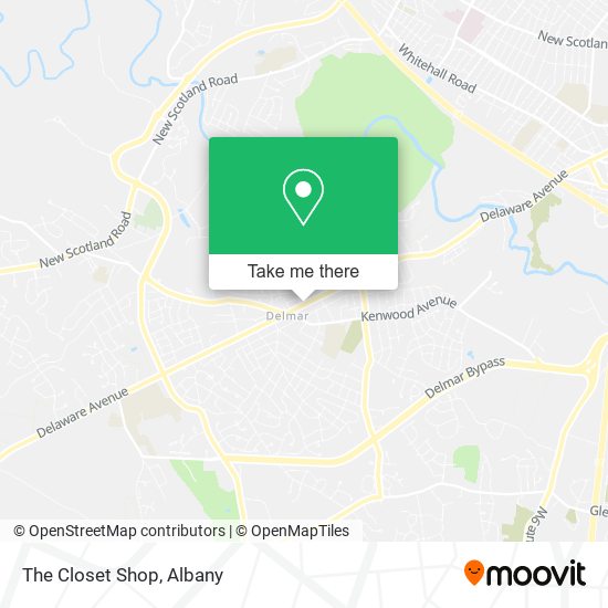 The Closet Shop map