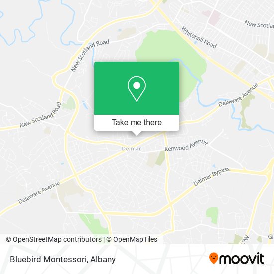 Bluebird Montessori map