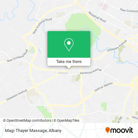 Mapa de Magi Thayer Massage