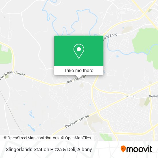 Mapa de Slingerlands Station Pizza & Deli