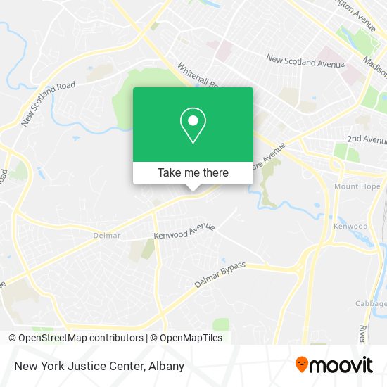 Mapa de New York Justice Center
