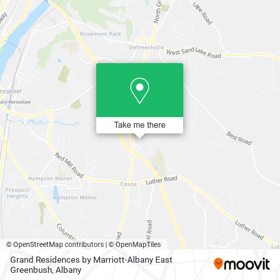 Grand Residences by Marriott-Albany East Greenbush map