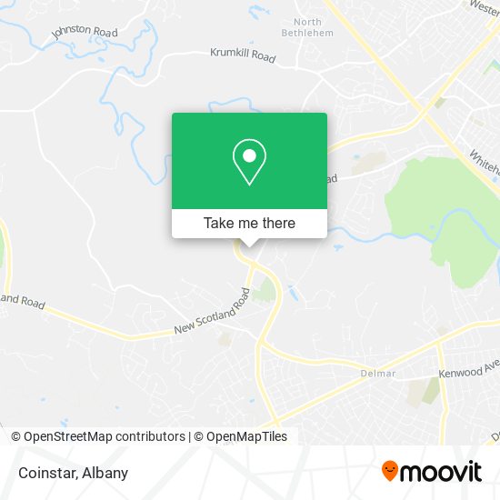 Mapa de Coinstar