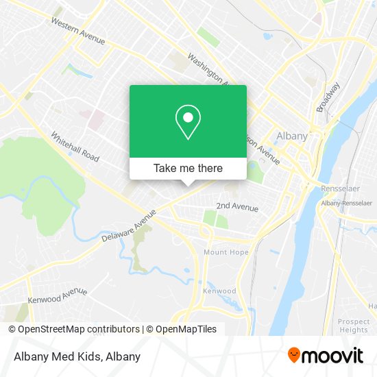 Albany Med Kids map