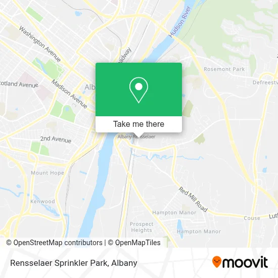 Rensselaer Sprinkler Park map