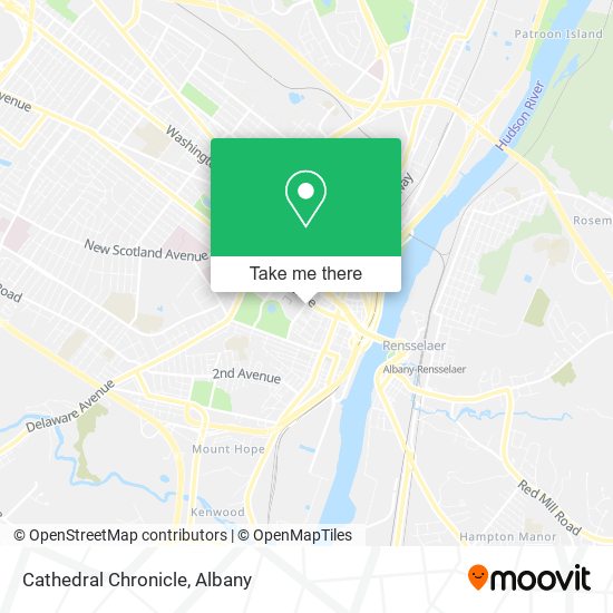 Cathedral Chronicle map