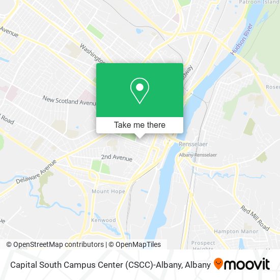 Mapa de Capital South Campus Center (CSCC)-Albany