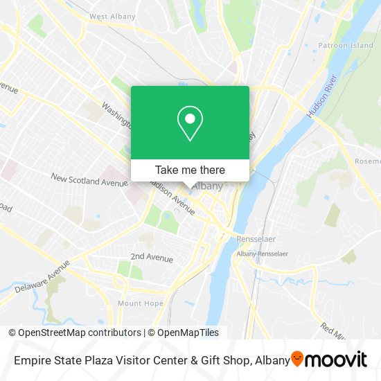 Empire State Plaza Visitor Center & Gift Shop map