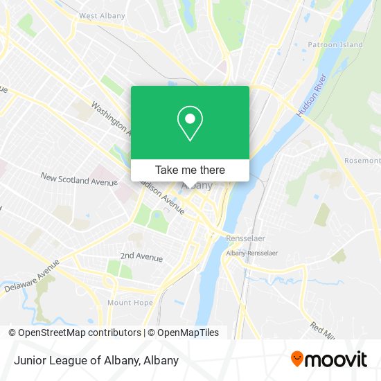 Mapa de Junior League of Albany