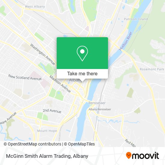McGinn Smith Alarm Trading map
