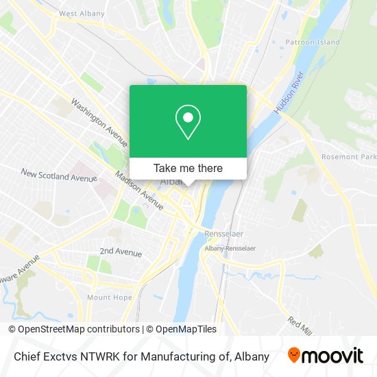 Chief Exctvs NTWRK for Manufacturing of map