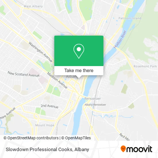 Slowdown Professional Cooks map