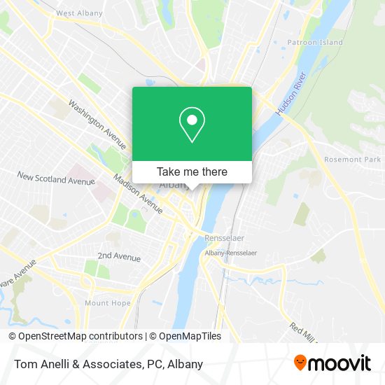 Mapa de Tom Anelli & Associates, PC