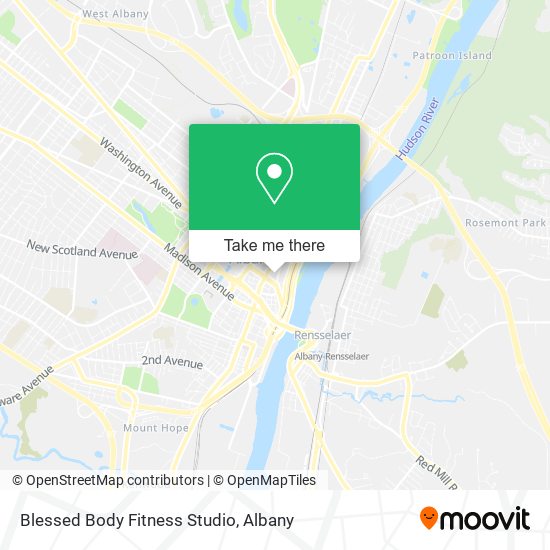 Blessed Body Fitness Studio map