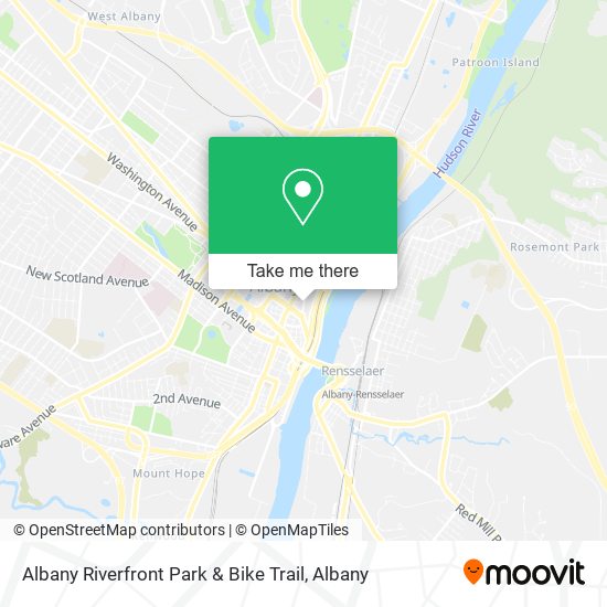 Albany Riverfront Park & Bike Trail map