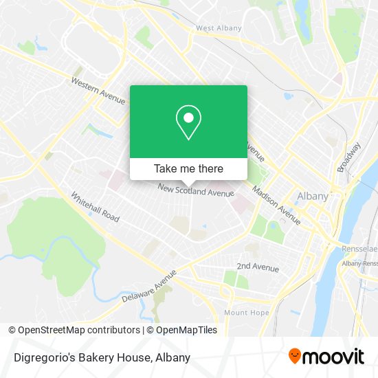 Mapa de Digregorio's Bakery House