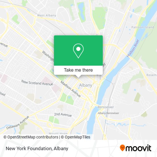 New York Foundation map