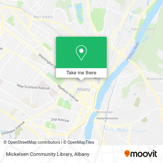 Mickelsen Community Library map