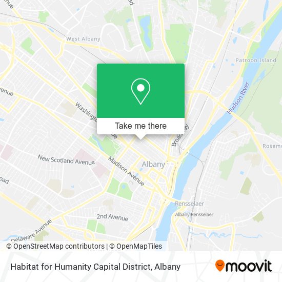 Habitat for Humanity Capital District map