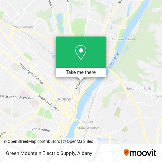 Green Mountain Electric Supply map