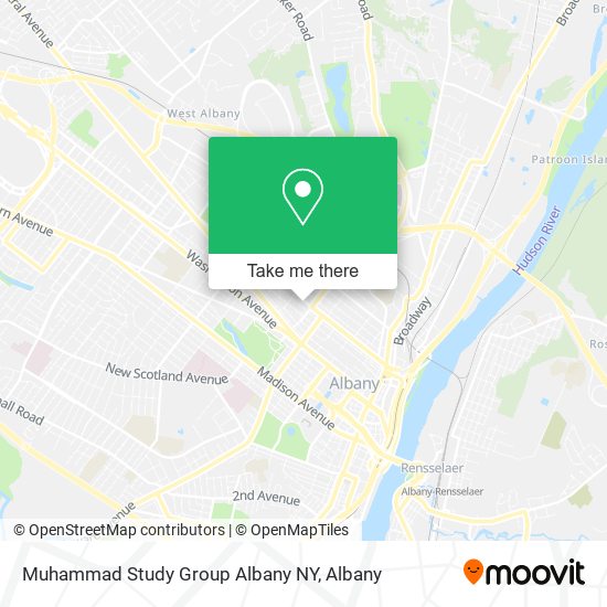 Mapa de Muhammad Study Group Albany NY