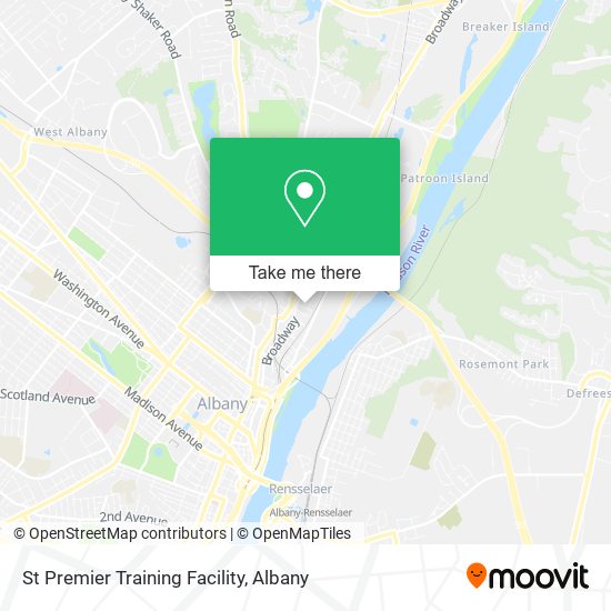 St Premier Training Facility map