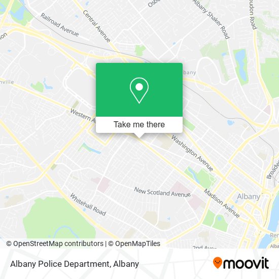 Mapa de Albany Police Department