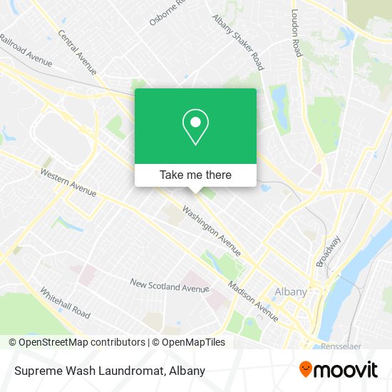 Mapa de Supreme Wash Laundromat