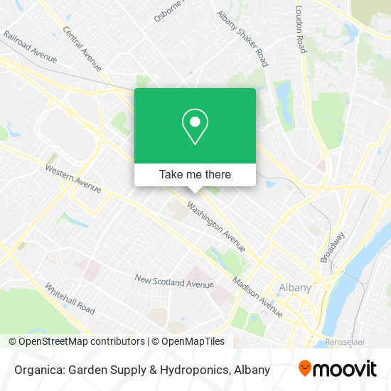 Organica: Garden Supply & Hydroponics map