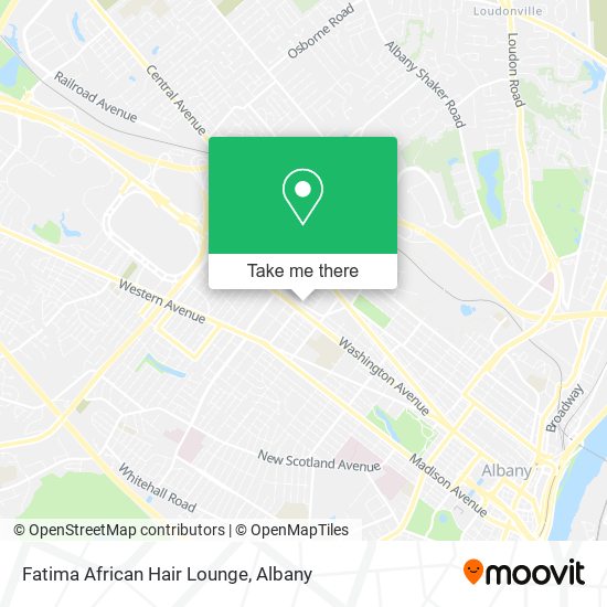 Mapa de Fatima African Hair Lounge