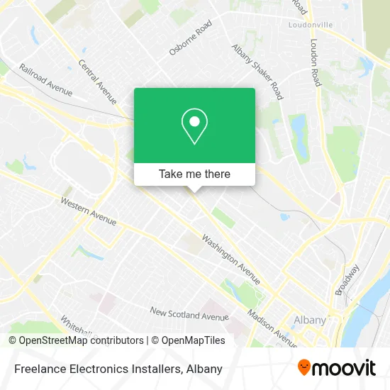Freelance Electronics Installers map